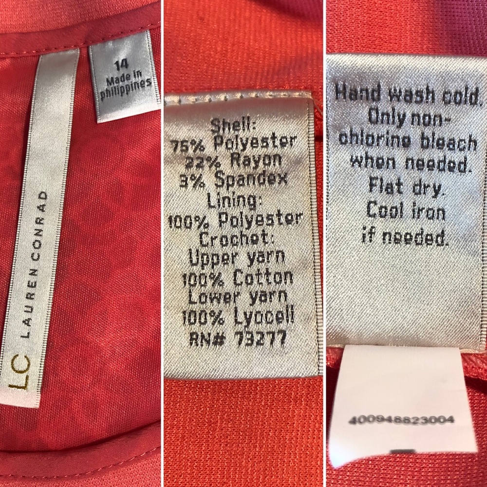 LC Lauren Conrad Lace Raglan Ponte Sheath Dress - Picture 5 of 5